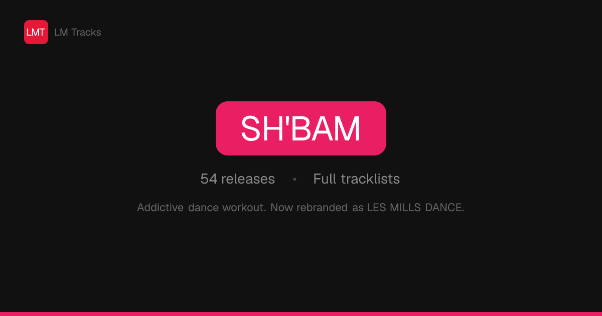 SH'BAM Tracklists – All Releases | LM Tracks